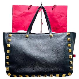 Valentino Borsa tote nera piccola Hourglass in pelle con stampa coccodrillo di Balenciaga