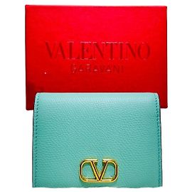 Valentino Garavani Metall-Logo Signatur Bi-Fold Geldbörse