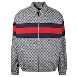 Gucci Cotton Jacket with GG Print ZAPEV