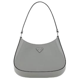 Borsa a spalla in pelle spazzolata - Prada