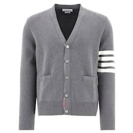 Streifen Milano Strickjacke - Thom Browne
