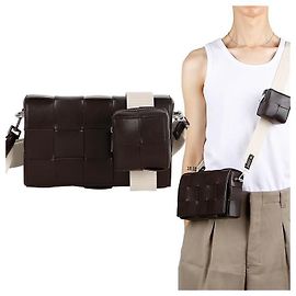 Bottega Veneta Bolsa transversal de couro trançado Intrecciato