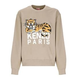 Bestickter Glücklicher Tiger Sweatshirt - Kenzo