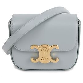 Céline Mini Claude in pelle di vitello lucida