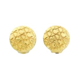 Gold Clip Ohrringe Christian Dior