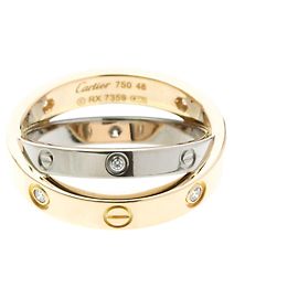 Cartier Be Love Ring Half Diamond
