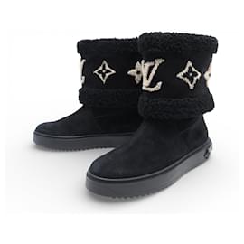NUEVAS BOTAS ANKLE LOUIS VUITTON SNOWDROP 1A95D5 41 NEGRAS