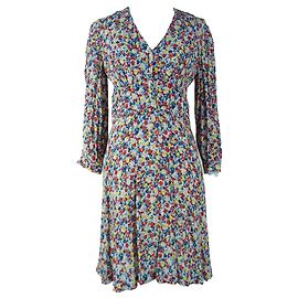 Vestido V-neck con estampado floral CLAUDIE PIERLOT