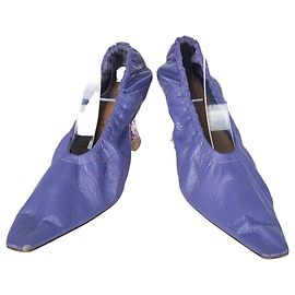 Décolleté Lavanda Mandorla Bottega Veneta con Tacchi Glitter