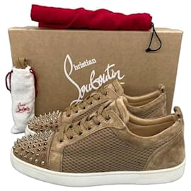 Sneaker in rete Louis Junior Spikes di Christian Louboutin