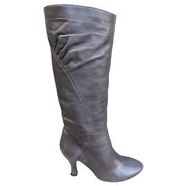 Botas Vic Matié de cuero gris