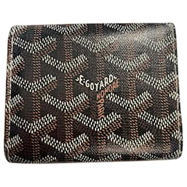 Goyard Marigny Geldbörse Schwarz Leder