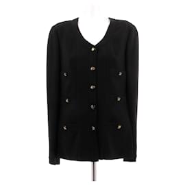Schwarze Blazerjacke - Chanel