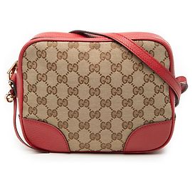 Sac à bandoulière Gucci en toile GG marron