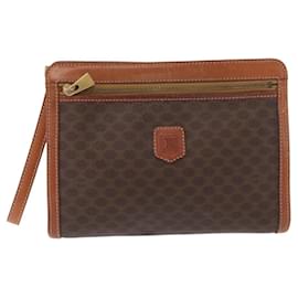 Céline Pochette in tela e pelle Macadam di Celine