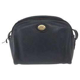 Christian Dior Vintage CD Logo Leder