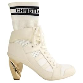 Dior Botas blancas con cordones