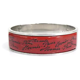 Bracelet jonc en émail et métal Hermès