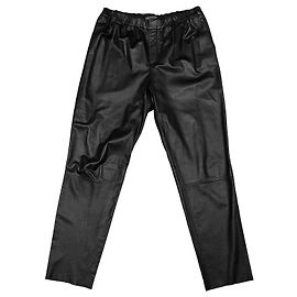 Vince Lammlederhose Schwarz