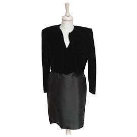 Valentino Garavani Superbe ensemble vintage robe et boléro de Valentino Boutique