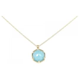 Autre Marque Collana Vendome Au750 in Quarzo e Turchese