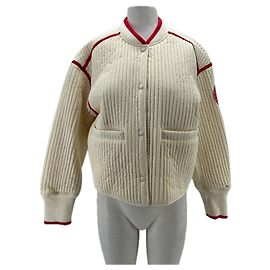 Tommy Hilfiger Chaqueta acolchada color crema