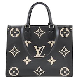Borsa On-the-Go MM Monogram Empreinte Bicolore Louis Vuitton