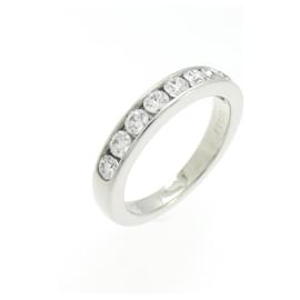 Bague Tiffany en demi-cercle avec sertissage en cannelure - Tiffany & Co