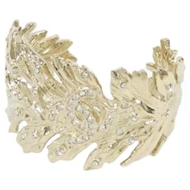 Bracciale in cristallo dorato Chanel ABF704