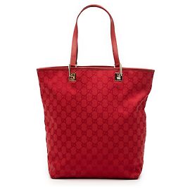 Gucci Rote GG Canvas Tote