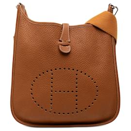 Hermès Evelyne II 29 in pelle Clemence marrone