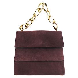 Salvatore Ferragamo Borsa a tracolla in suede marrone Ferragamo