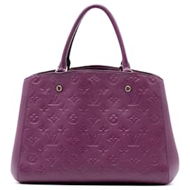 Louis Vuitton Monogram Empreinte Montaigne MM in viola