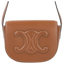 Borsa a Spalla in Pelle Triomphe Folco di Celine - Céline