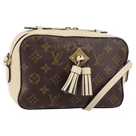 LOUIS VUITTON Sac à épaule Monogram Saintonge Blanc M43559 LV Auth 143616