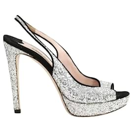 Miu Miu Tacchi argentati