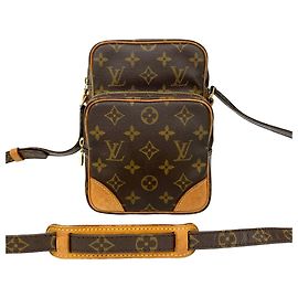 Mini borsa a spalla in pelle Monogram Louis Vuitton / Pochette