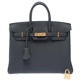 Hermès Sac HERMES Birkin 25 en Cuir Gris - 103280