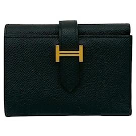 Hermès Bearn Epsom Leder Tri-Fold Geldbörse