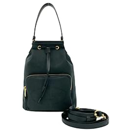Borsa in tela e pelle con logo Prada