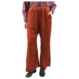 Pantalones de pana elástica en óxido - talla UK 14 - Forte Forte