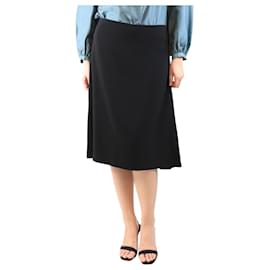 Marni Falda midi negra - talla UK 12