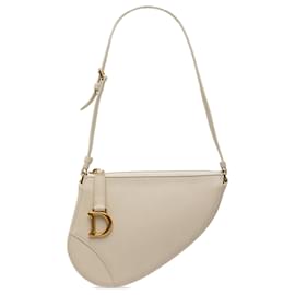 Pochette Rodeo in Pelle di Capra Bianca Dior