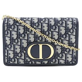 Pochette 2 in 1 Dior Blue Oblique 30 Montaigne