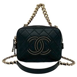 Borsa in pelle matelassé Coco Stud di CHANEL