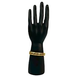 Bracciale con charm placcato oro Chanel