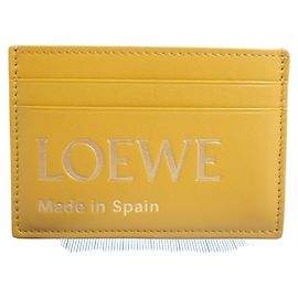 Visitenkartenetui aus gelbem Kalbsleder Loewe