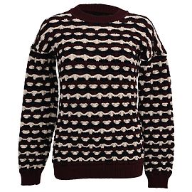 Suéter geométrico oversized Victoria Victoria Beckham en viscosa multicolor
