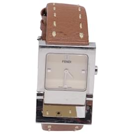 Fendi Orologi 5200G Watch in Brown Leather