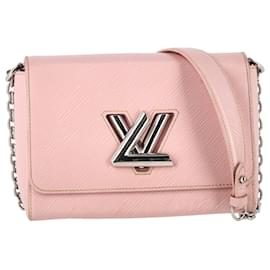 Borsa a Spalla Louis Vuitton Twist MM in Pelle Epi Rosa